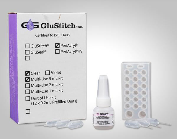 31 - PeriAcryl®90 5 mL Multi-Use Kit with 50 pipettes, CLEAR