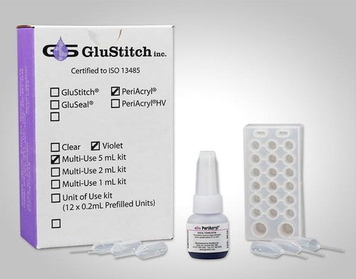 1 - PeriAcryl 5 mL bottle and 50 pipettes VIOLET